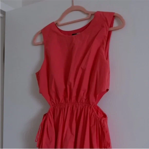 RAILS Yvette Cut Out Midi Dress in Spiced Coral - Picture 4 of 9